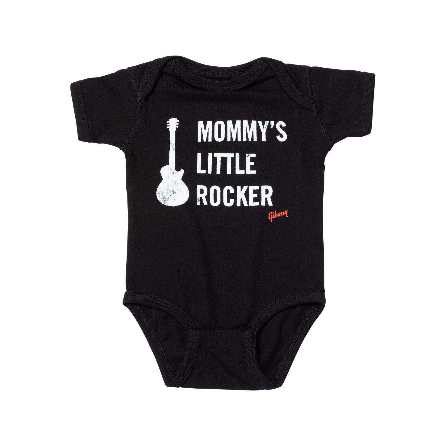 Gibson Mommy's Little Rocker Les Paul Onesie Kids Gibson Black 6M
