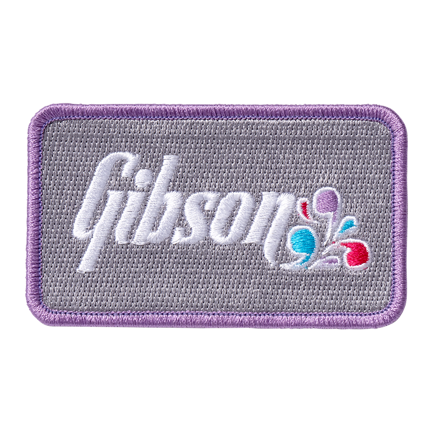 Gibson 70s Floral Logo Iron-On Patch, Exclusive Patch Gibson