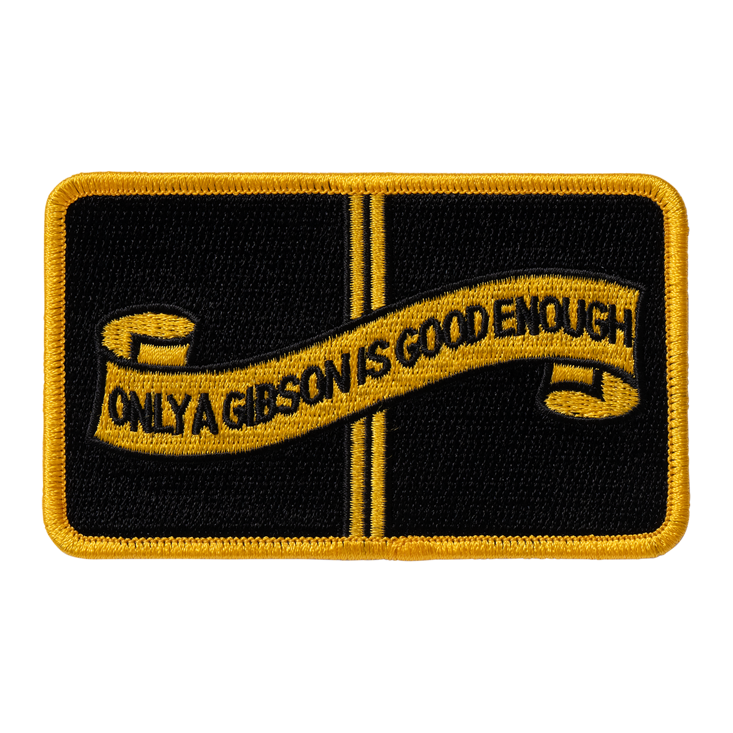Gibson Only A Gibson Is Good Enough Iron-On Patch, Exclusive Patch Gibson