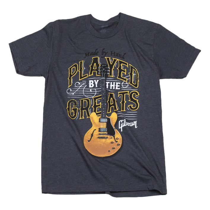 Gibson Played By The Greats Tee Shirts & Tops Gibson Charcoal Small