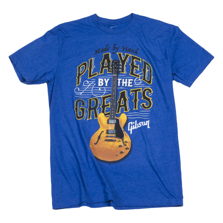 Gibson Played By The Greats Tee Shirts & Tops Gibson Royal Blue Small