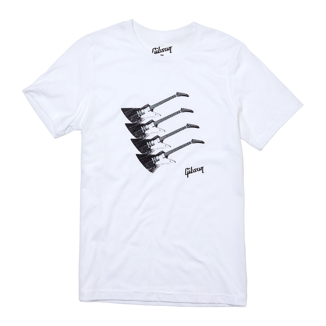 Gibson Four Explorers Tee Shirts & Tops Gibson XS White