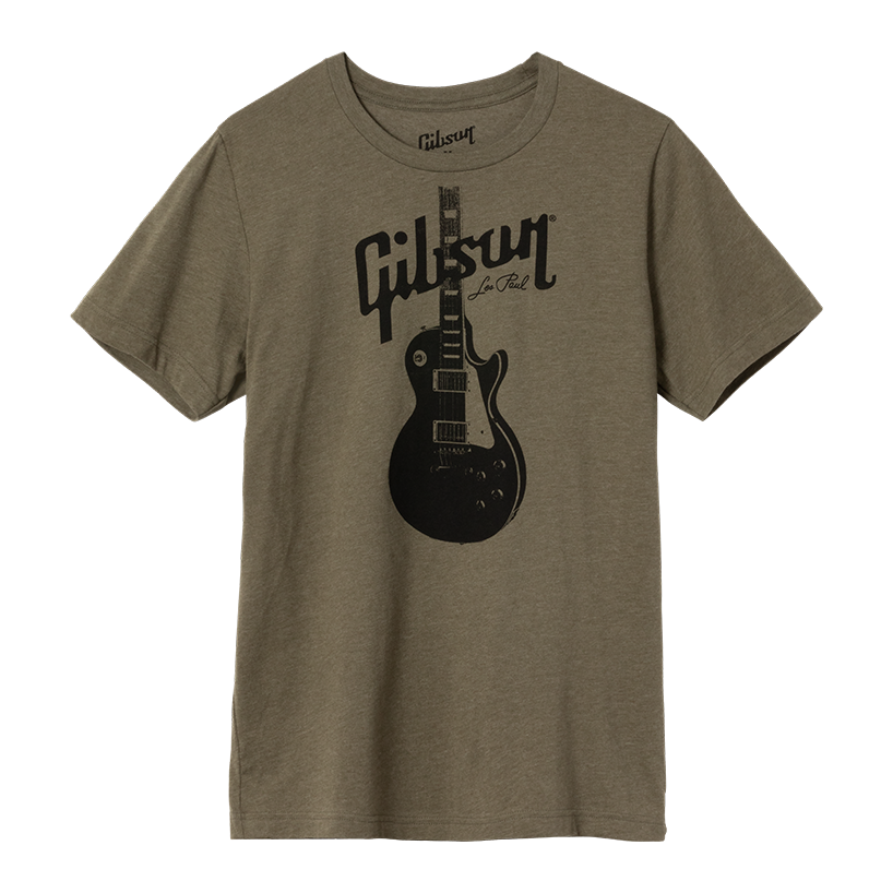 Gibson Les Paul Tee Shirts & Tops Gibson XS Green