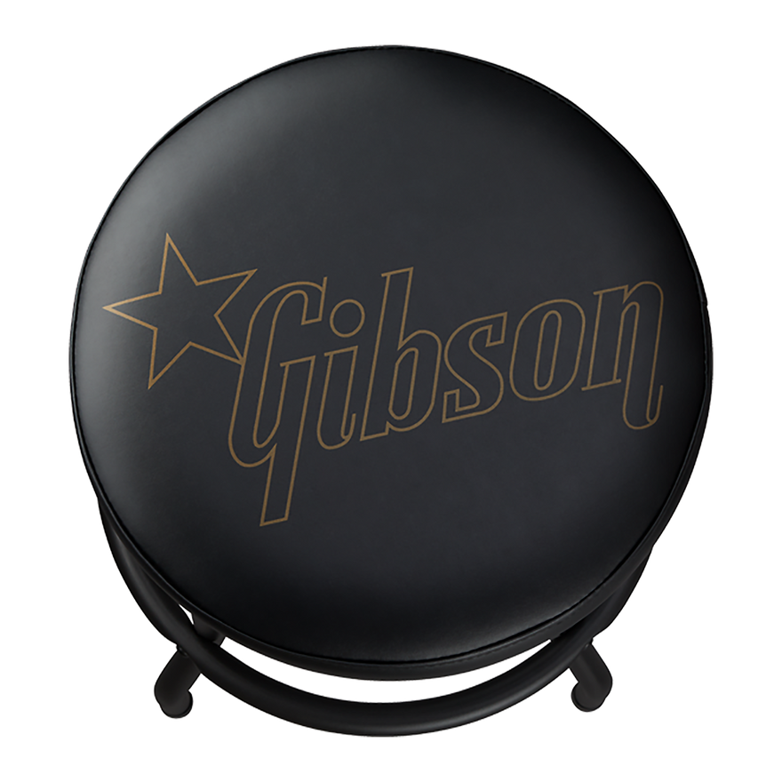 Gibson Premium Playing Stool, Star Logo, Short (24)" Seating Gibson