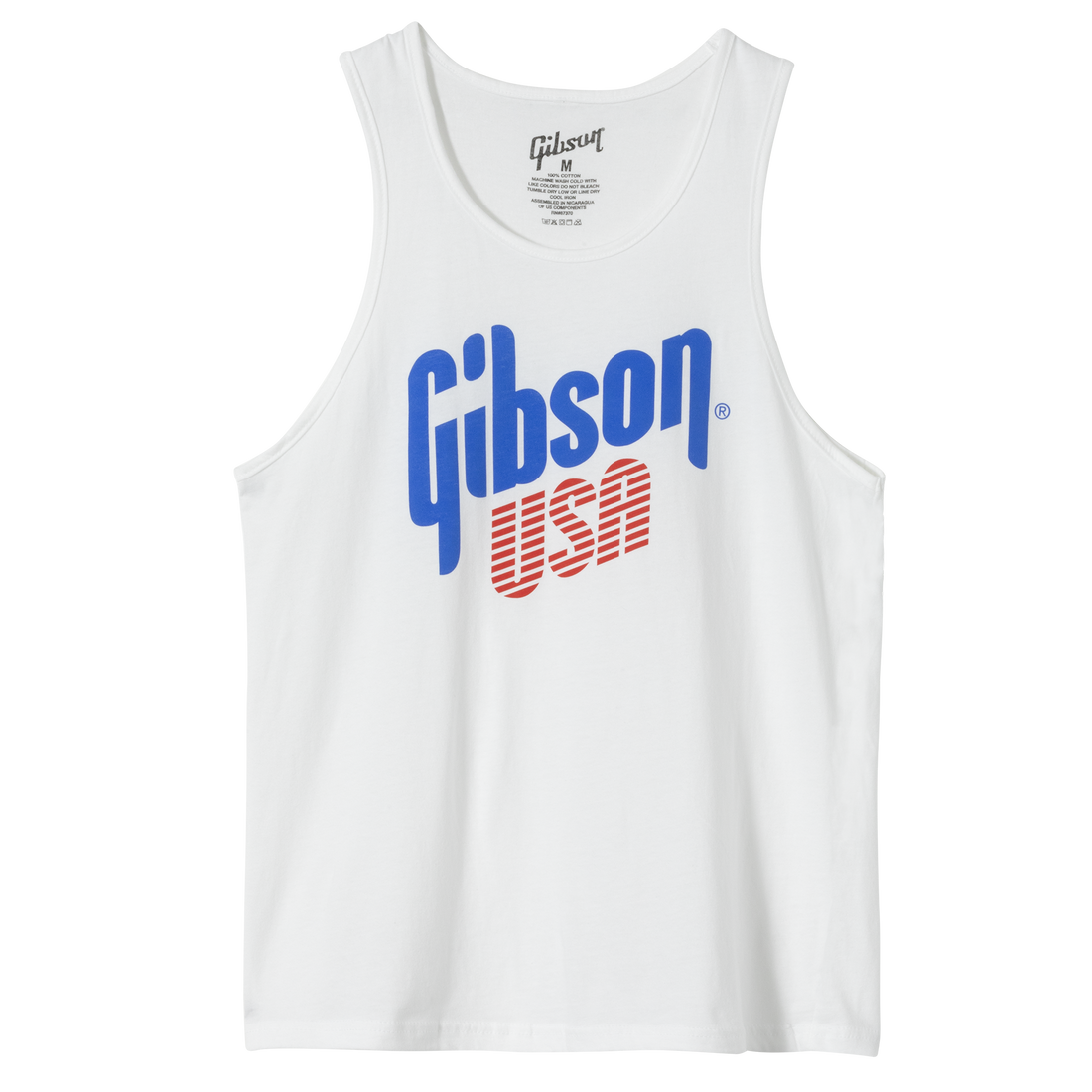 Gibson USA Tank Shirts & Tops Gibson White Small