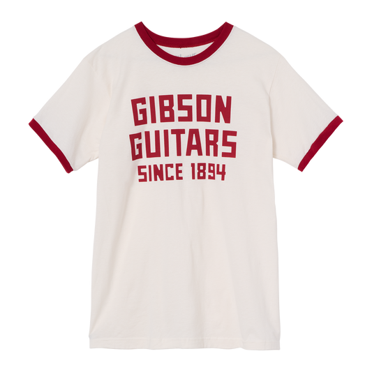 Gibson Since 1894 Ringer Tee, Exclusive Shirts & Tops Gibson White Small