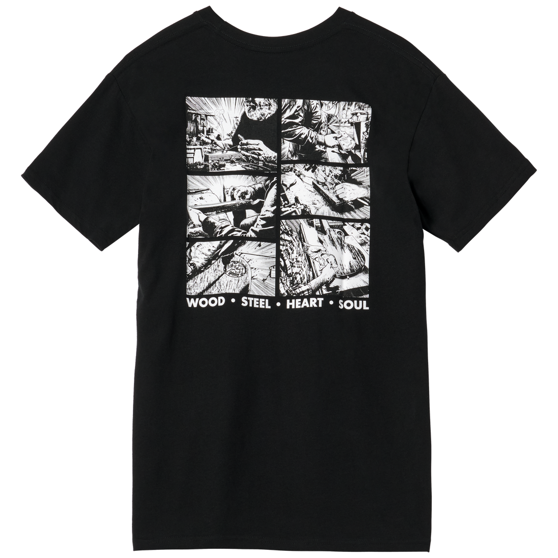 Gibson Craftory Comic Tee, Black, Exclusive Shirts & Tops Gibson