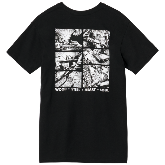 Gibson Craftory Comic Tee, Black, Exclusive Shirts & Tops Gibson