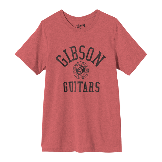 Gibson Collegiate Tee Shirts & Tops Gibson Red Small