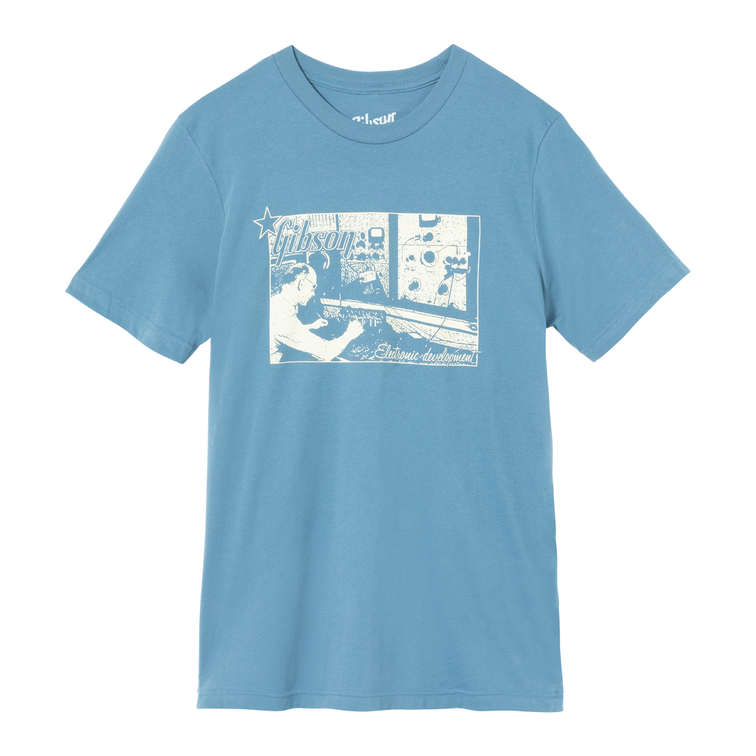 Gibson Electronic Development Tee Shirts & Tops Gibson Blue Small