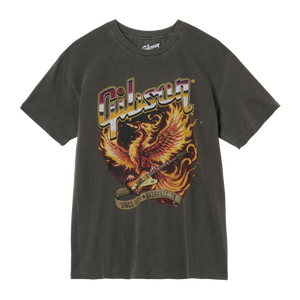 Gibson Firebird Tee, Charcoal, Exclusive Shirts & Tops Gibson Charcoal Small