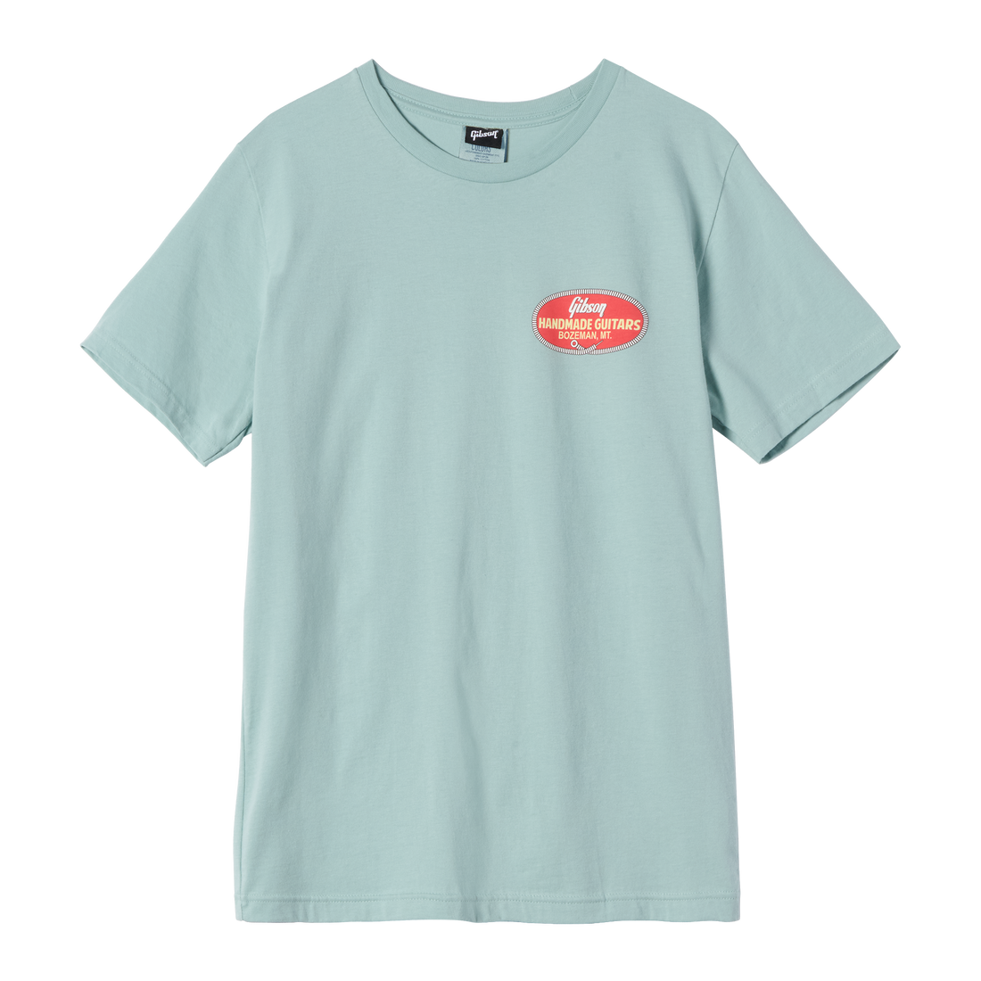 Gibson Handmade Guitars Tee Shirts & Tops Gibson Small Teal