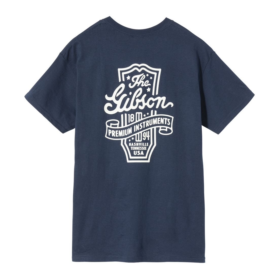 Gibson Premium Instruments Tee Shirts & Tops Gibson Navy Small