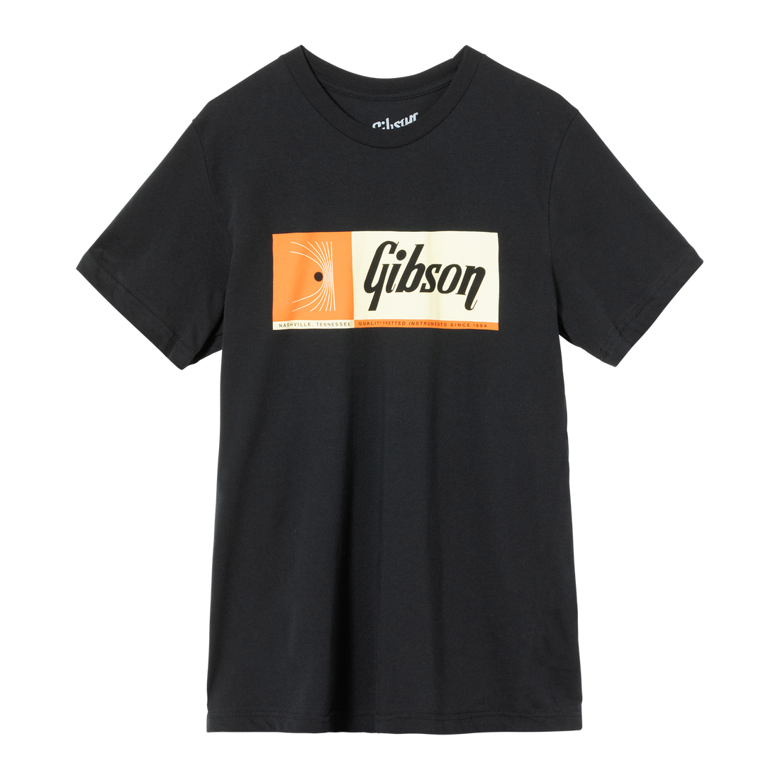 Gibson Quality Fretted Instruments Tee Shirts & Tops Gibson Black Small