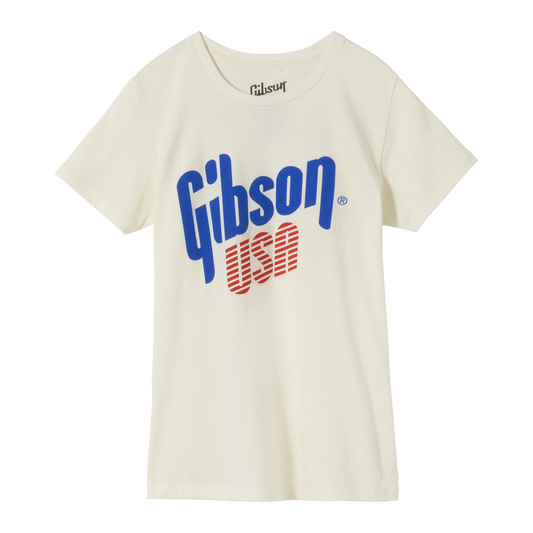Gibson USA Women's Tee Shirts & Tops Gibson White Small