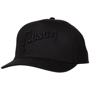 Gibson Tonal Structured Snapback, Black, Exclusive Headwear Gibson