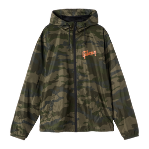 Gibson Camo Fullzip Windbreaker Outerwear Gibson Small Camouflage