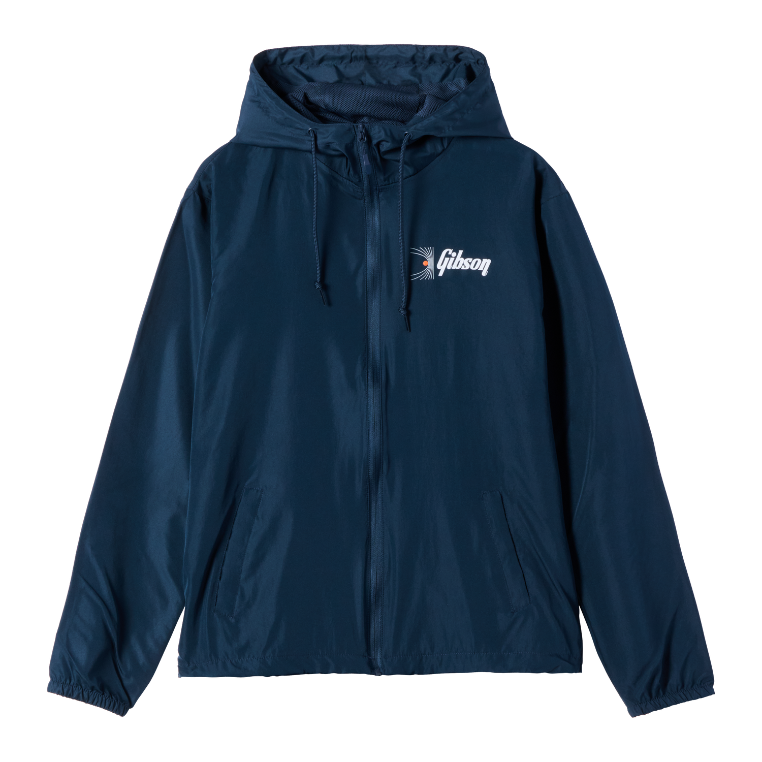 Gibson Soundwave Fullzip Windbreaker Outerwear Gibson Navy Small