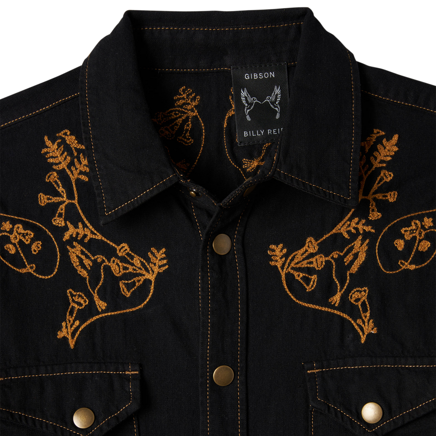 Billy Reid x Gibson Embroidered Denim Shirt, Exclusive Shirts & Tops Gibson