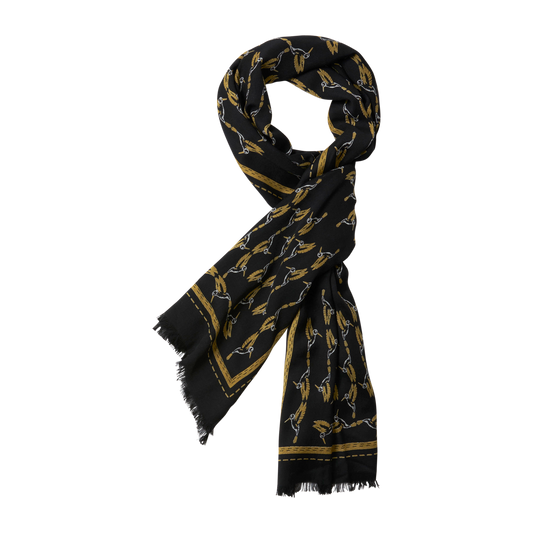 Billy Reid x Gibson Rocker Scarf, Black, Exclusive Scarf Gibson