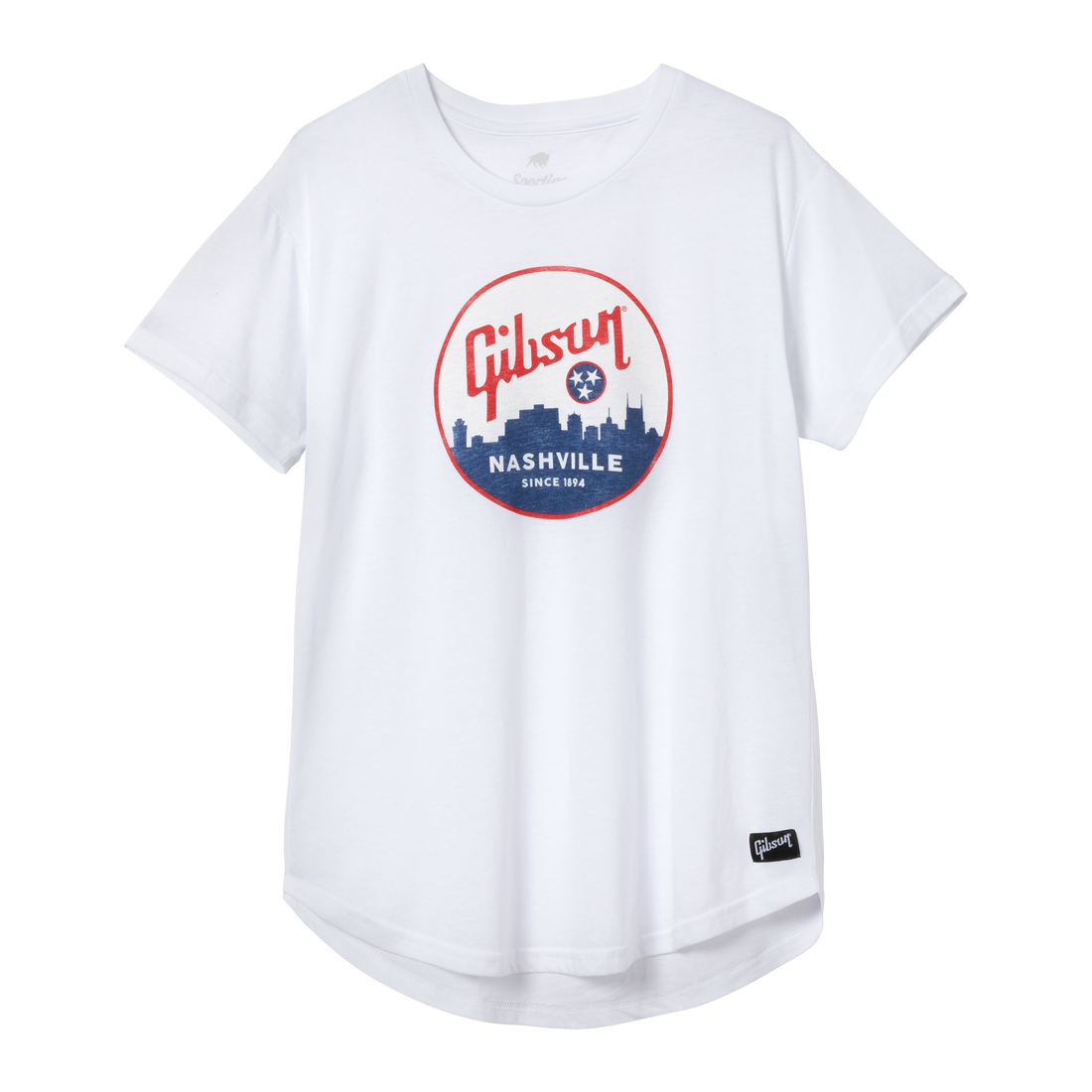 Gibson Nashville Women's Tee Shirts & Tops Gibson White Small