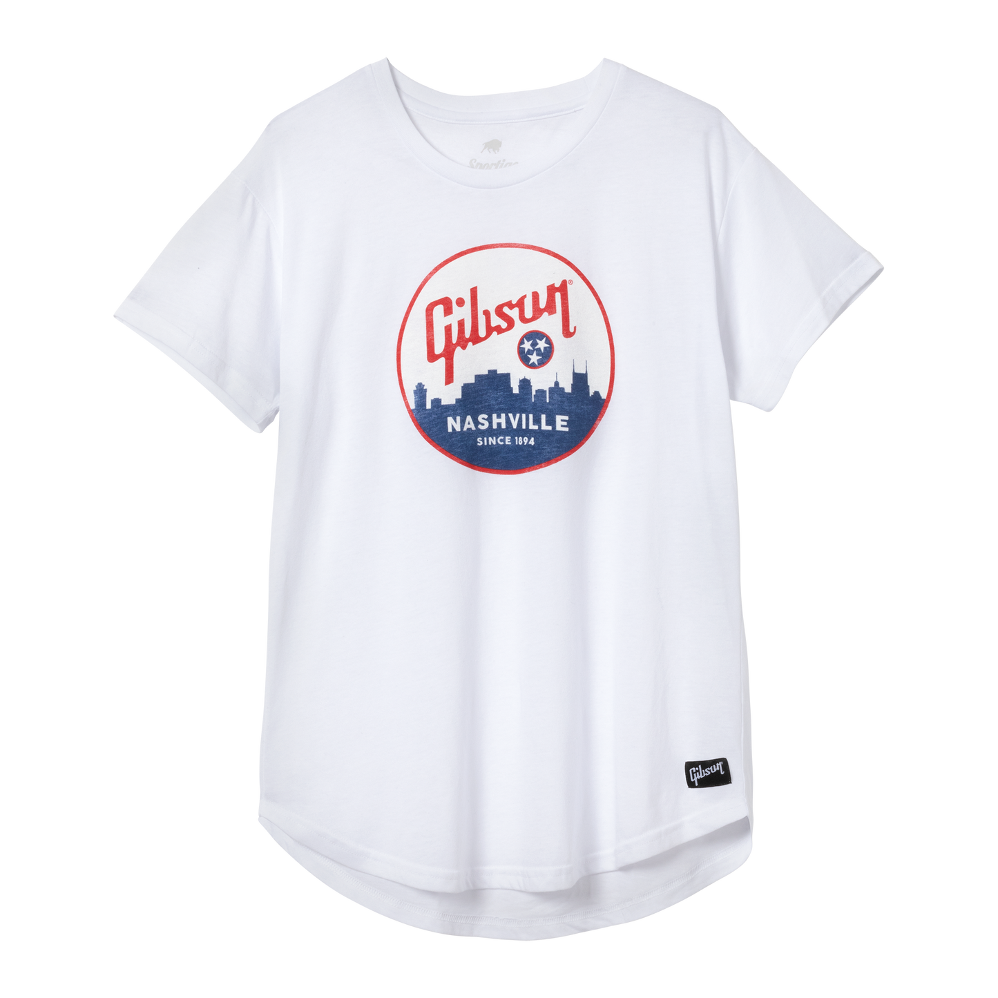 Gibson Nashville Women's Tee Shirts & Tops Gibson White Small