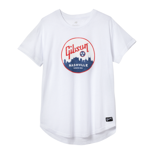 Gibson Nashville Women's Tee Shirts & Tops Gibson White Small