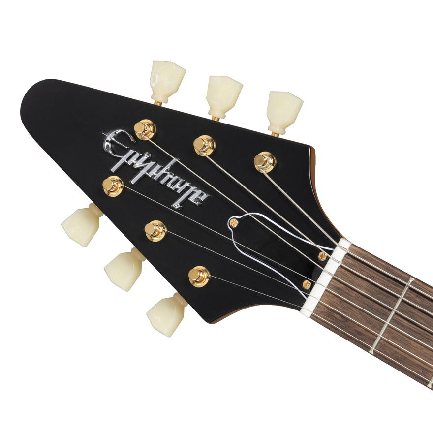 Epiphone IGC 1958 Korina Flying V, Left-Handed, Aged Natural Electric Guitar Epiphone