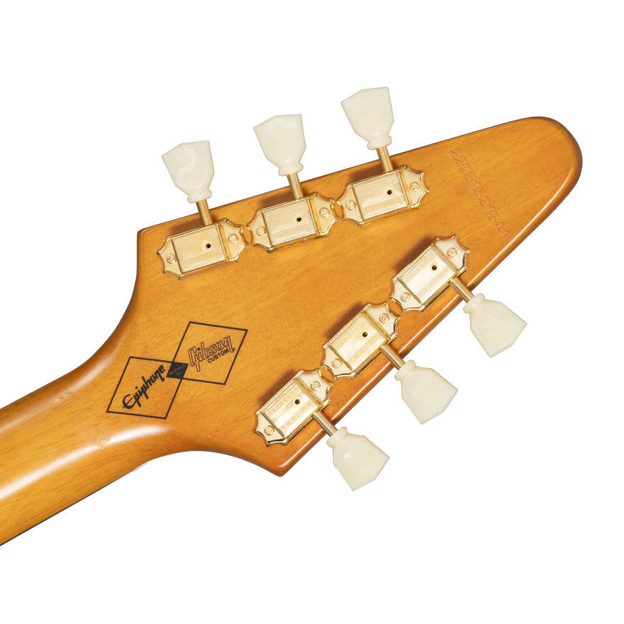 Epiphone IGC 1958 Korina Flying V, Left-Handed, Aged Natural Electric Guitar Epiphone
