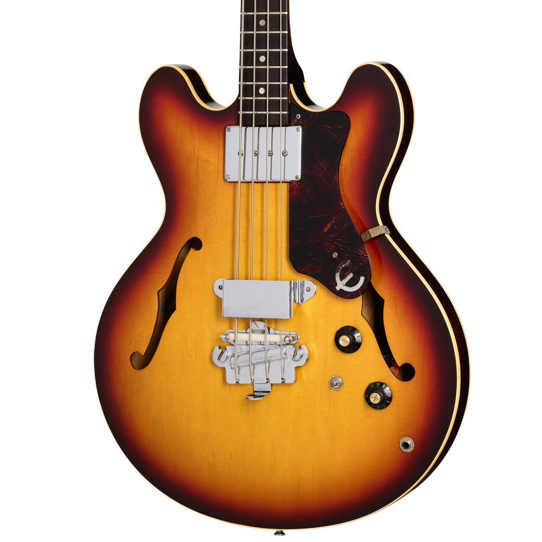 Gibson Certified Vintage 1967 Epiphone EB-232 Rivoli Bass, Royal Tan Electric Bass Gibson Certified Vintage