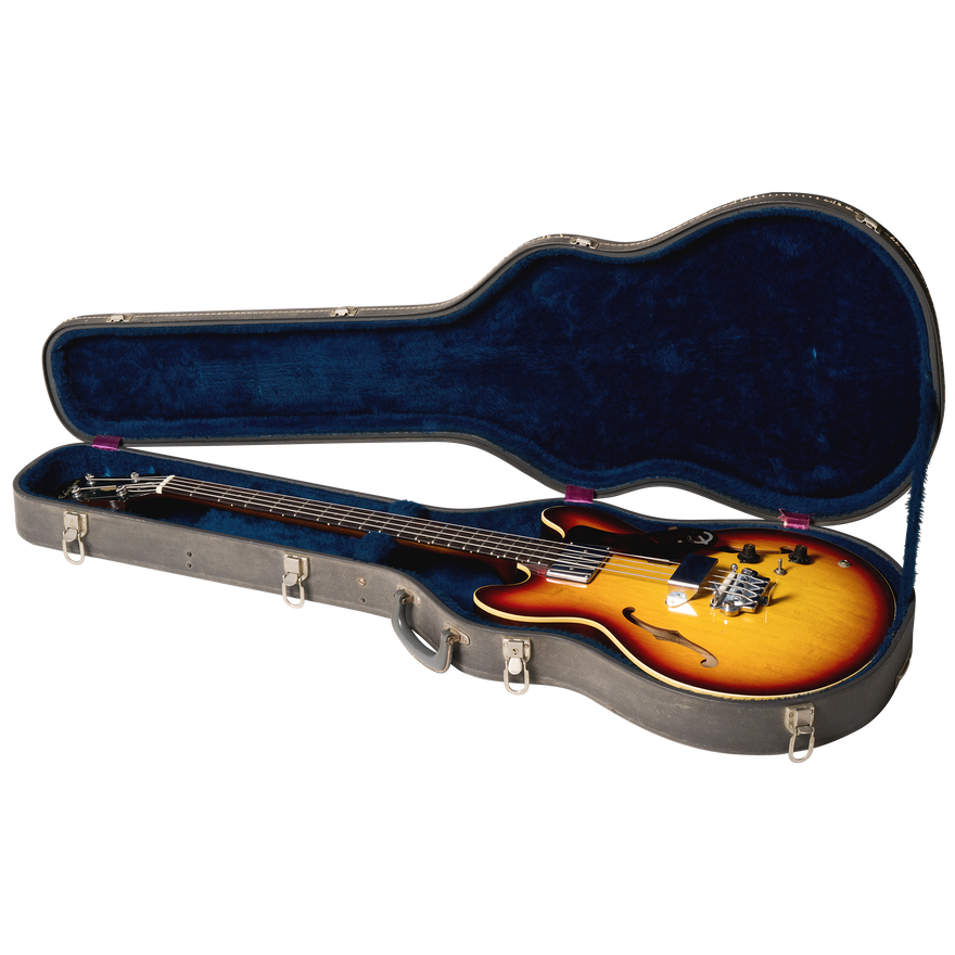 Gibson Certified Vintage 1967 Epiphone EB-232 Rivoli Bass, Royal Tan Electric Bass Gibson Certified Vintage