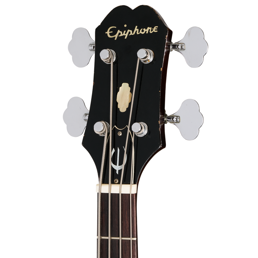 Gibson Certified Vintage 1967 Epiphone EB-232 Rivoli Bass, Royal Tan Electric Bass Gibson Certified Vintage