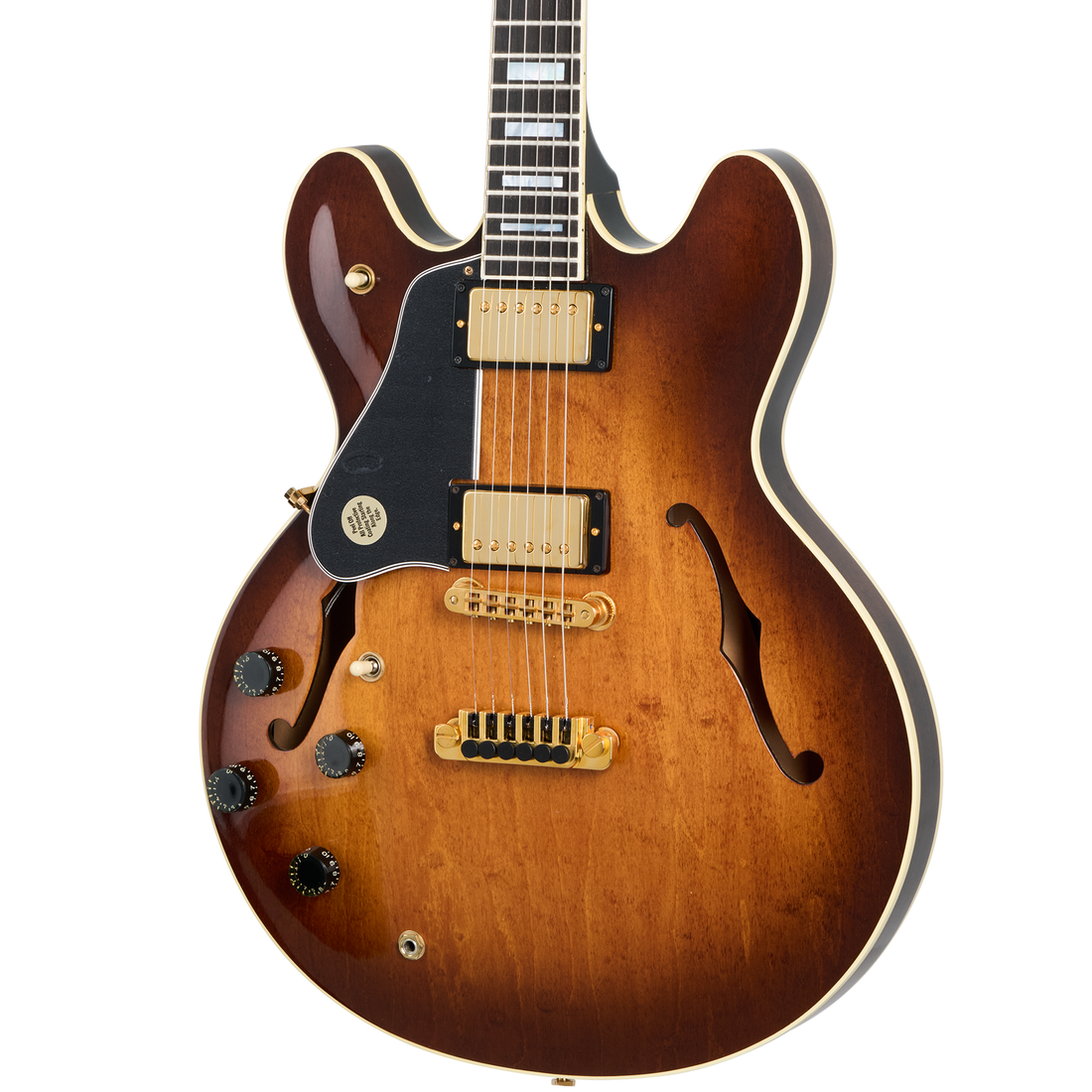 Gibson Certified Vintage 1981 Gibson ES-347, Left-Handed, Tobacco Sunburst Electric Guitar Gibson Certified Vintage