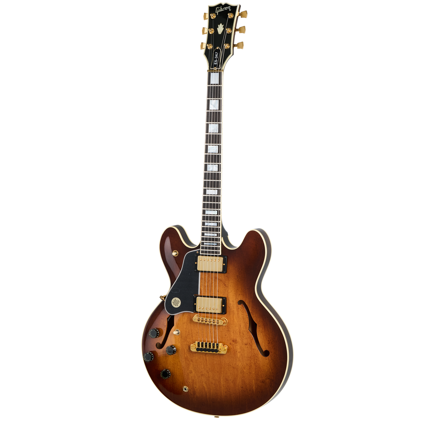 Gibson Certified Vintage 1981 Gibson ES-347, Left-Handed, Tobacco Sunburst Electric Guitar Gibson Certified Vintage