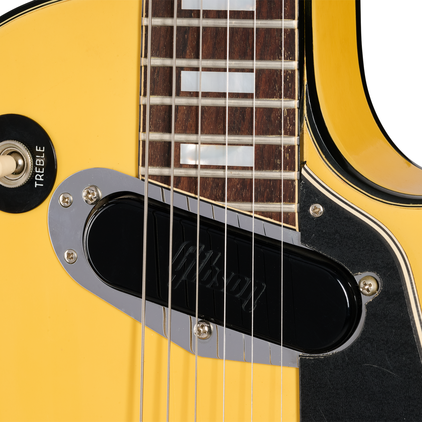 Gibson Certified Vintage 1976 Gibson Les Paul Recording, Alpine White Electric Guitar Gibson Certified Vintage