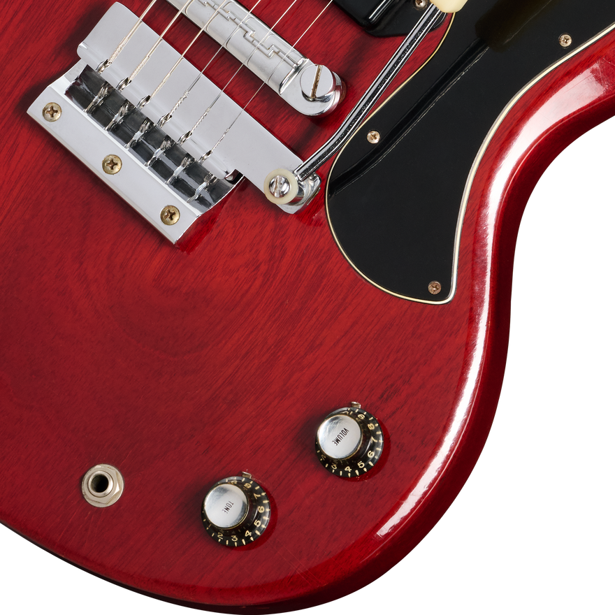 Gibson Certified Vintage 1965 Gibson SG Junior, Cherry Electric Guitar Gibson Certified Vintage