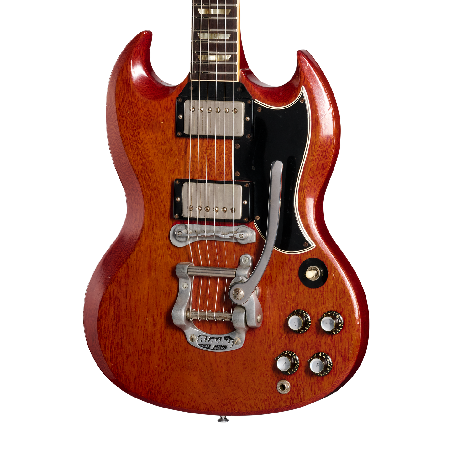 Gibson Certified Vintage 1964 Gibson SG Bigsby, Cherry Electric Guitar Gibson Certified Vintage