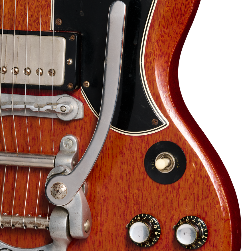 Gibson Certified Vintage 1964 Gibson SG Bigsby, Cherry Electric Guitar Gibson Certified Vintage