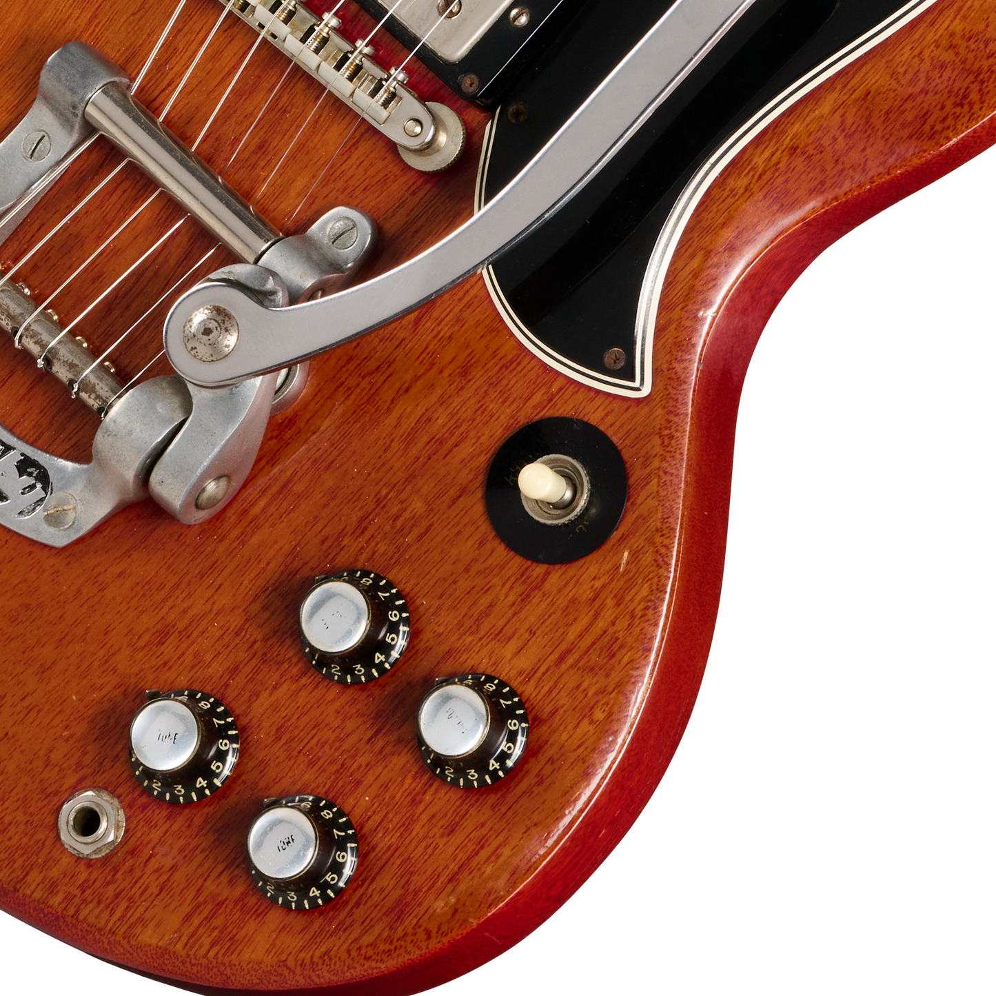 Gibson Certified Vintage 1964 Gibson SG Bigsby, Cherry Electric Guitar Gibson Certified Vintage