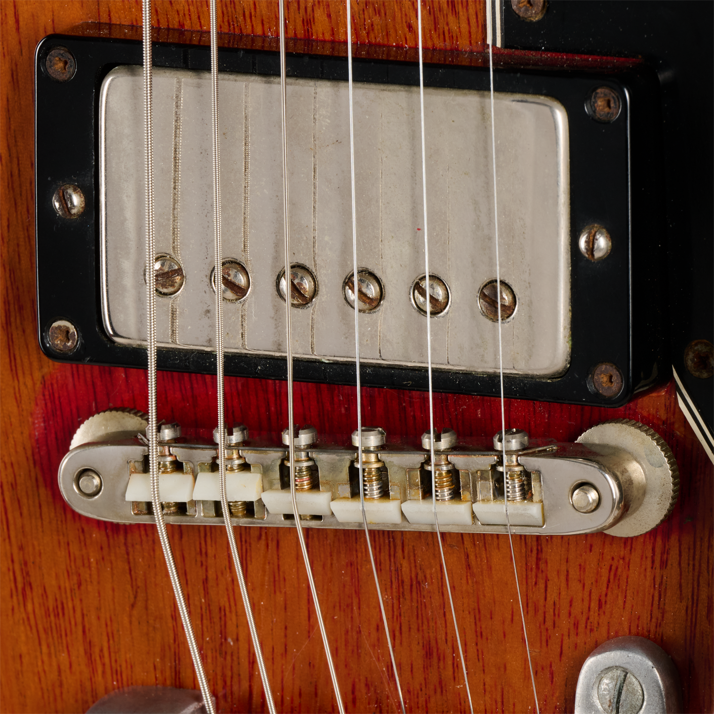 Gibson Certified Vintage 1964 Gibson SG Bigsby, Cherry Electric Guitar Gibson Certified Vintage