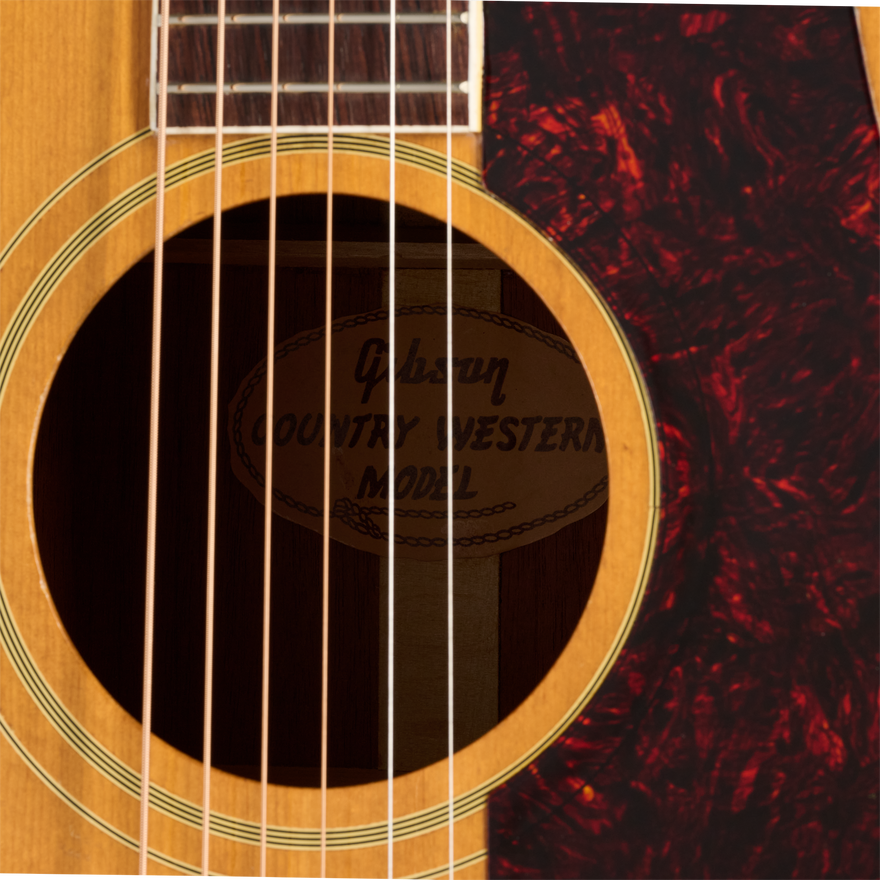 Gibson Certified Vintage 1957 Gibson Country Western, Natural Acoustic Guitar Gibson Certified Vintage