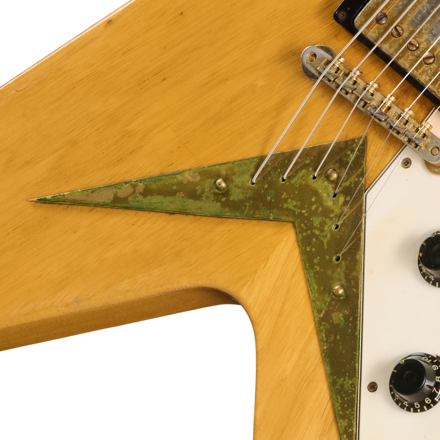 Gibson Certified Vintage 1959 Gibson Flying V, Natural Electric Guitar Gibson Certified Vintage