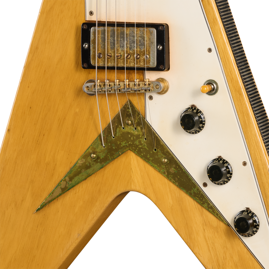 Gibson Certified Vintage 1959 Gibson Flying V, Natural Electric Guitar Gibson Certified Vintage