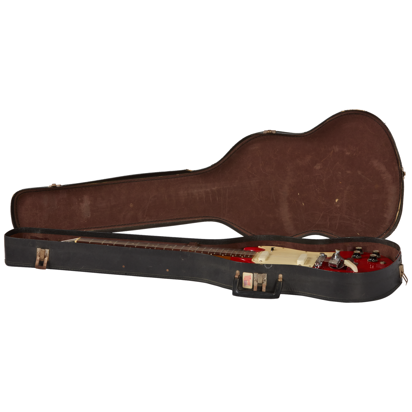 Gibson Certified Vintage 1967 Gibson Melody Maker D, Fire Engine Red Electric Guitar Gibson Certified Vintage