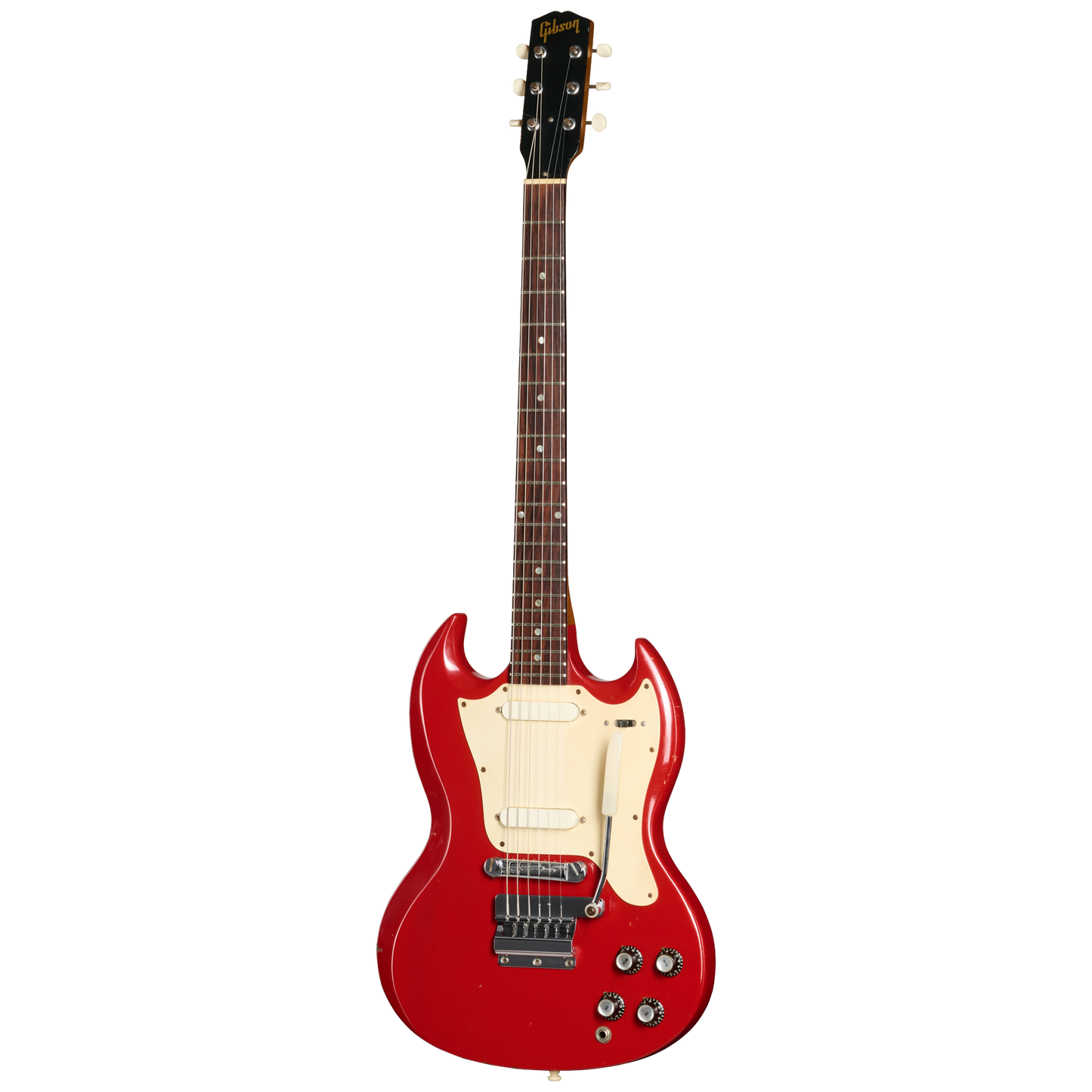 Gibson Certified Vintage 1967 Gibson Melody Maker D, Fire Engine Red Electric Guitar Gibson Certified Vintage