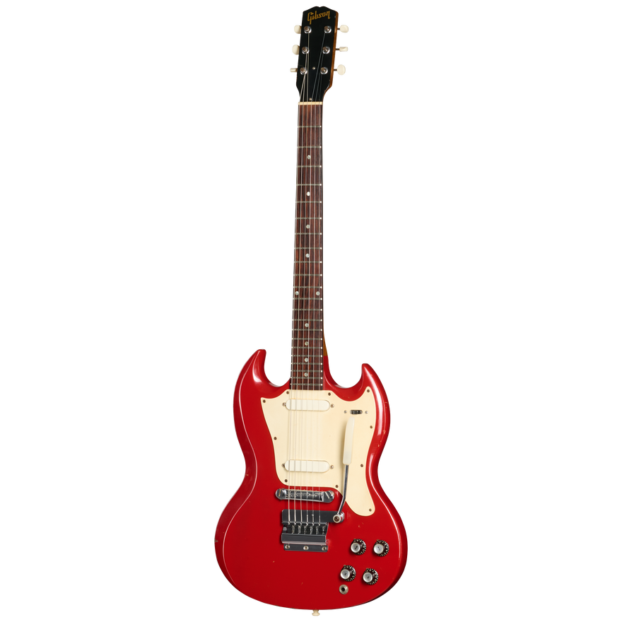 Gibson Certified Vintage 1967 Gibson Melody Maker D, Fire Engine Red Electric Guitar Gibson Certified Vintage