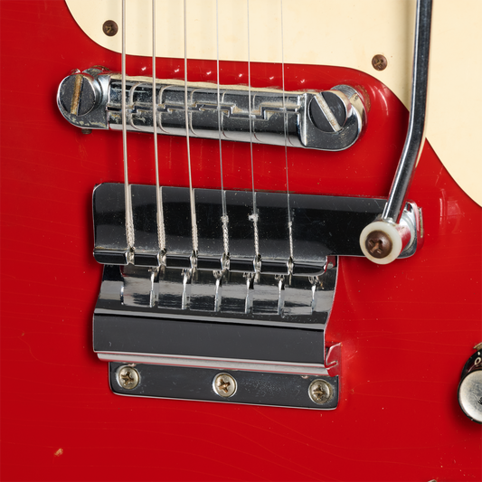 Gibson Certified Vintage 1967 Gibson Melody Maker D, Fire Engine Red Electric Guitar Gibson Certified Vintage