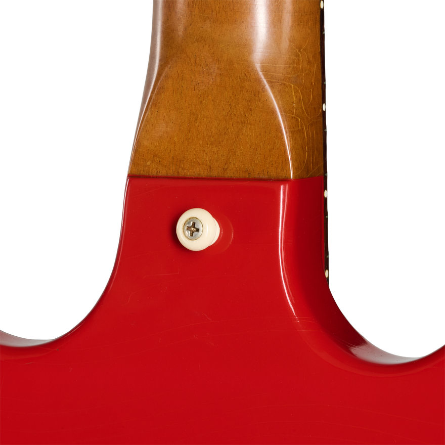 Gibson Certified Vintage 1967 Gibson Melody Maker D, Fire Engine Red Electric Guitar Gibson Certified Vintage