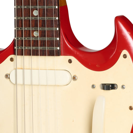 Gibson Certified Vintage 1967 Gibson Melody Maker D, Fire Engine Red Electric Guitar Gibson Certified Vintage