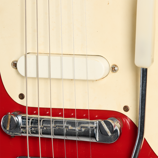 Gibson Certified Vintage 1967 Gibson Melody Maker D, Fire Engine Red Electric Guitar Gibson Certified Vintage